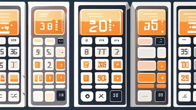 How to calculate fractions with a solar calculator