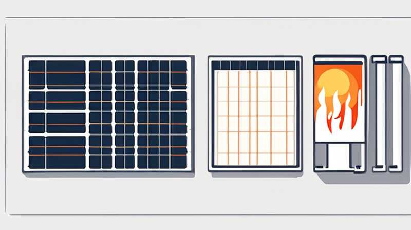 How can solar panels burn out?