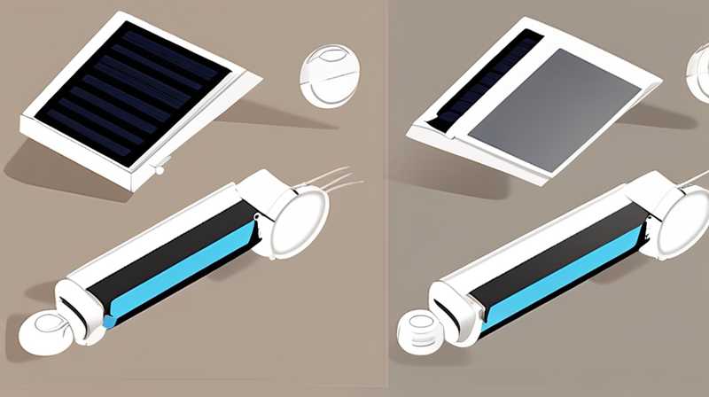 How to disassemble a small solar wall lamp