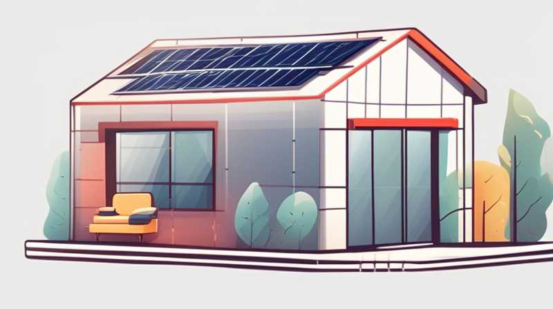 How much does a solar tin house cost per meter?