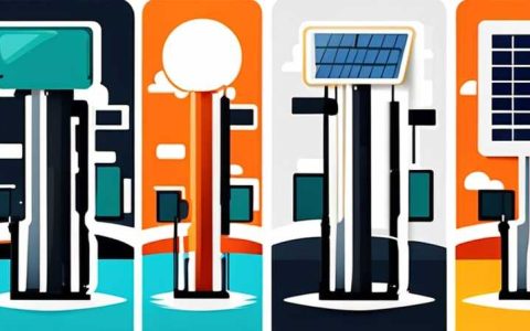 How to make the solar light pole stand straight