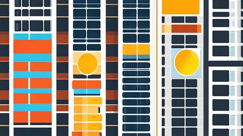 How many volts does the solar panel output for street lights generally?