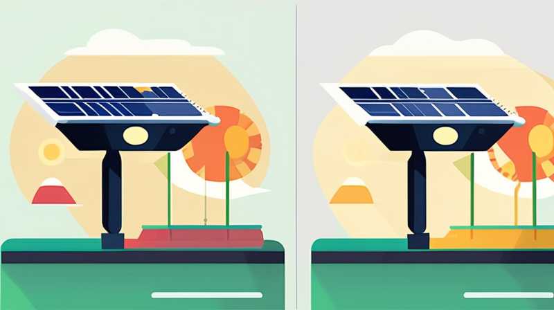 How to connect solar street light control