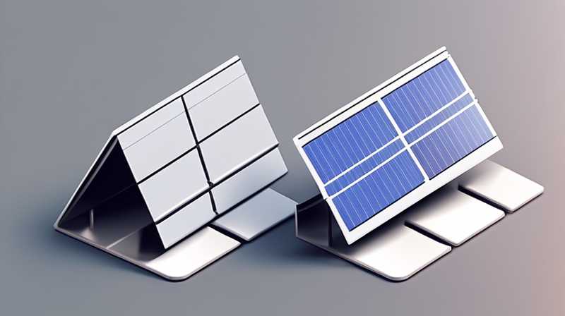 How many pieces are there in a set of foldable solar panels?