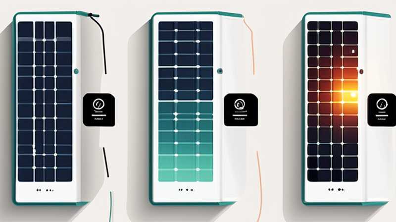 How to connect solar battery pack