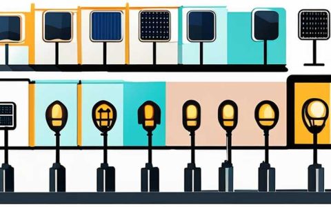 How many volts of current are solar street lights