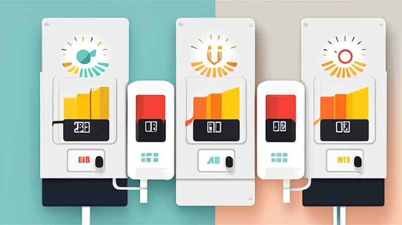 Where is the switch of solar energy meter?