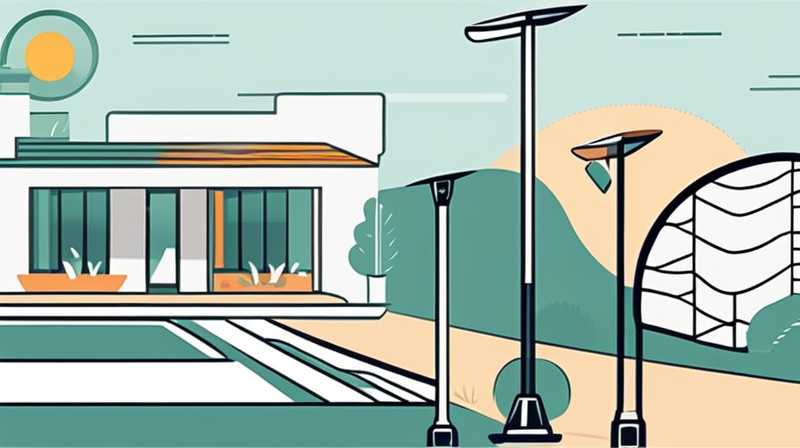 How to design courtyard solar street lights