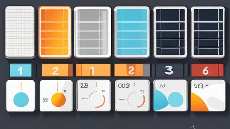 How to count the number of solar panel slices