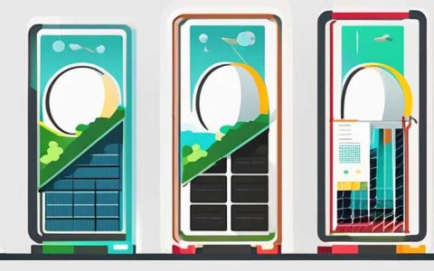 Where is the power of solar garden lights stored?