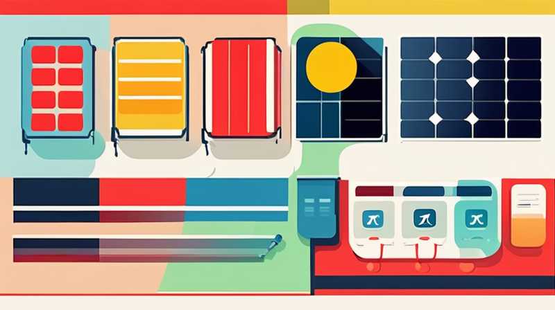 How to connect solar red, blue, green and white to red, blue, green and yellow