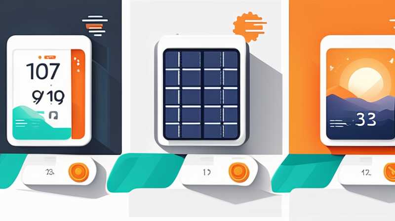 How to eliminate the temperature control of solar display