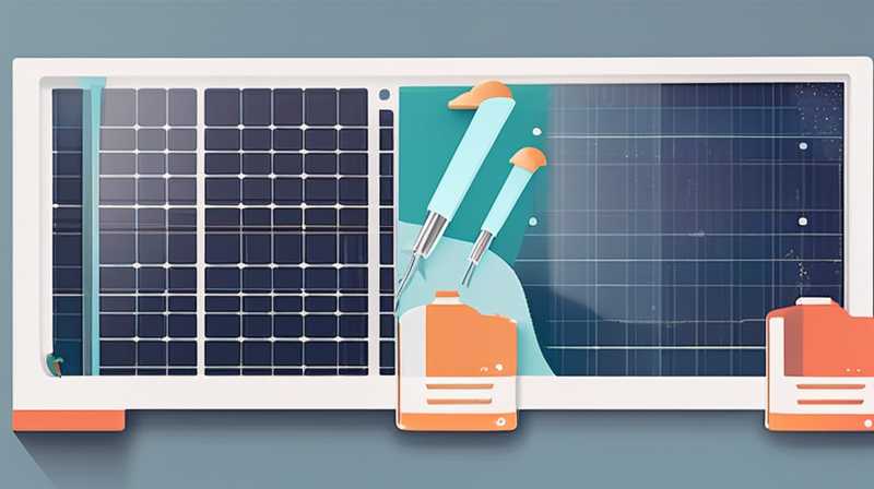 How does solar quick cleaning work?