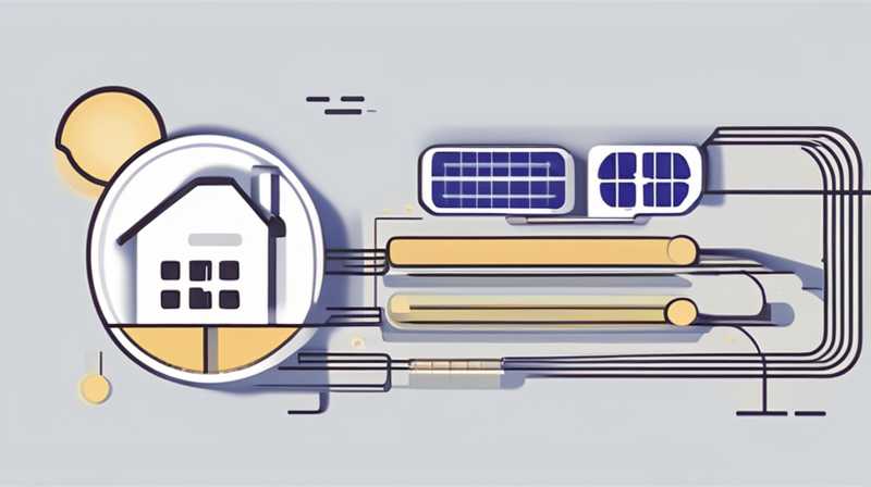 What is the voltage of household led solar power?