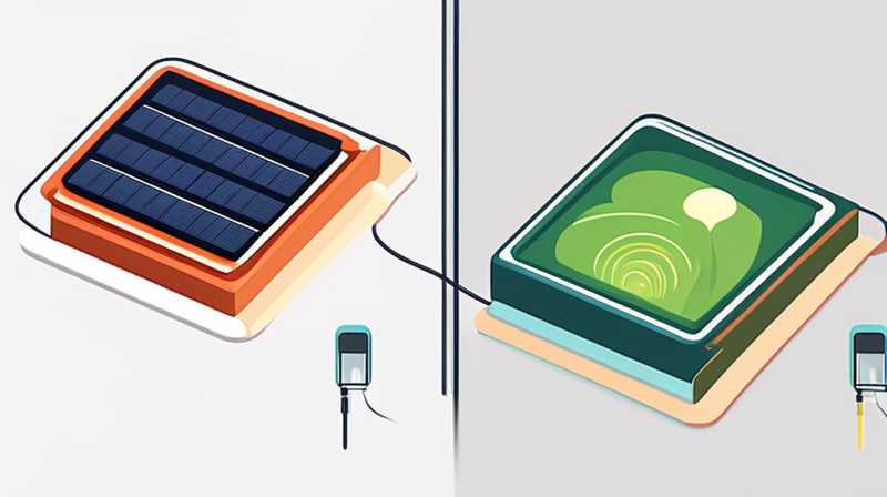 How to connect the solar garden light circuit