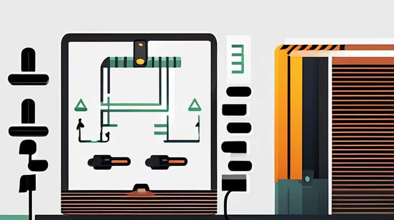 How to connect fast charging solar panels