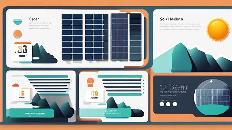 How much is the solar installation height?