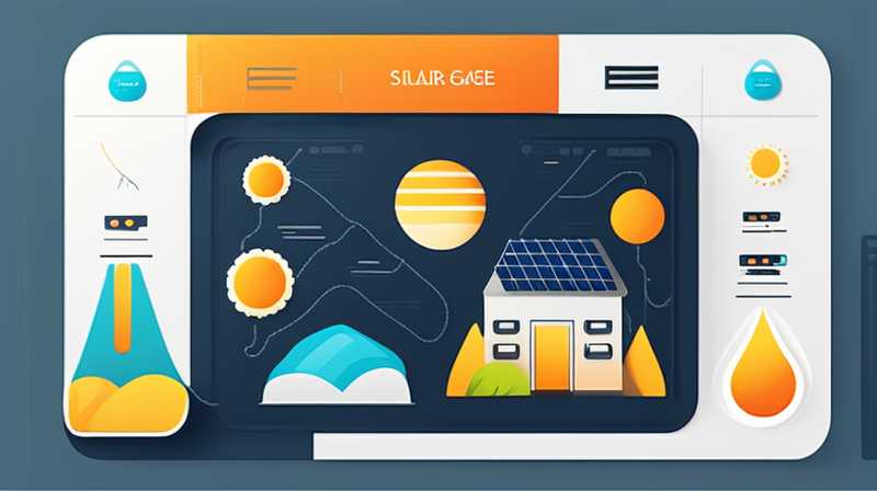 How to connect solar energy with natural gas