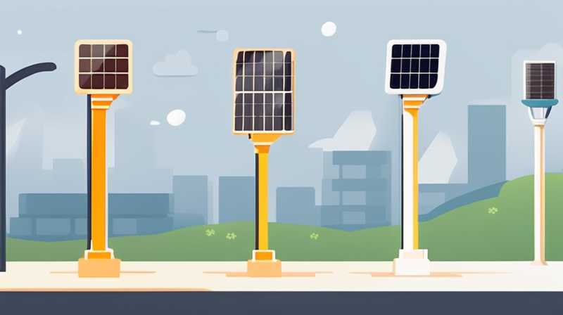 How much does it cost to replace a set of solar street lights?