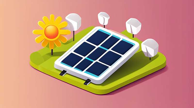 What is the principle of solar panels generating electricity?