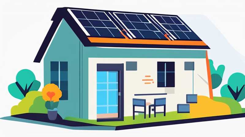 What to do if the solar panels cannot be turned on at night