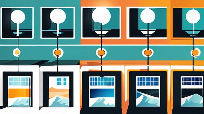 How to adjust indoor solar street lights