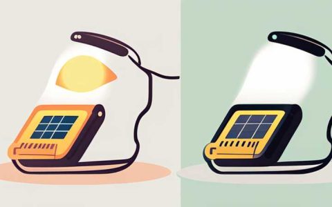 How to convert a charging lamp into a solar powered one