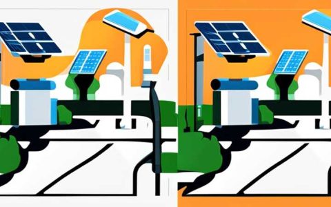 How to lay solar street lights flat