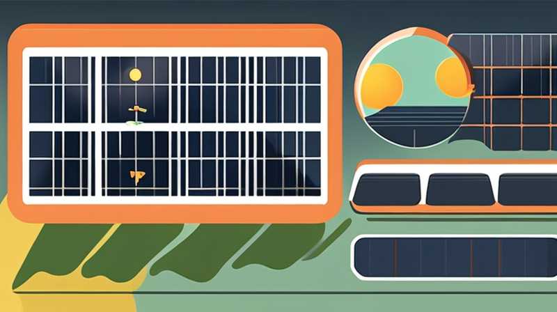 How do solar panels discharge electricity after generating it?