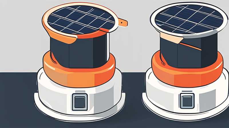 How to repair the sensor head of a solar lamp