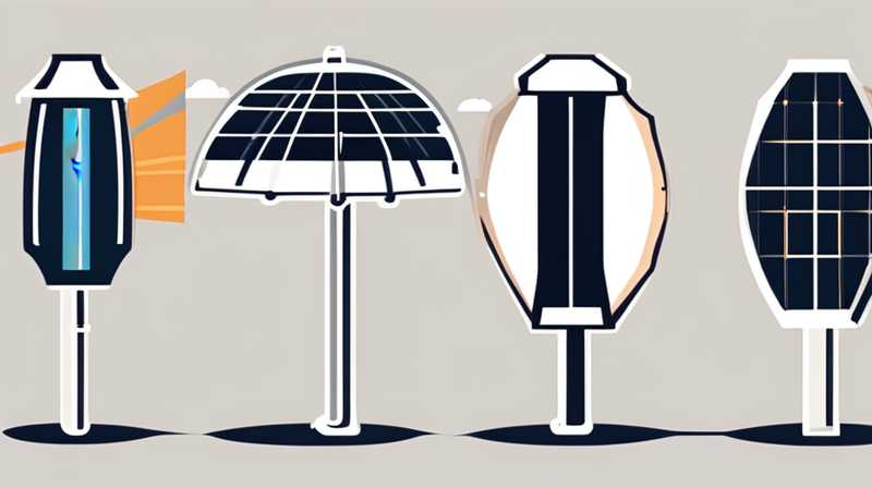 What are the materials of solar umbrellas?