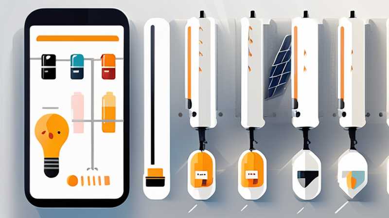 How to convert battery to solar energy for string lights