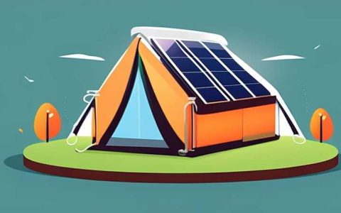 How to charge the tent solar battery