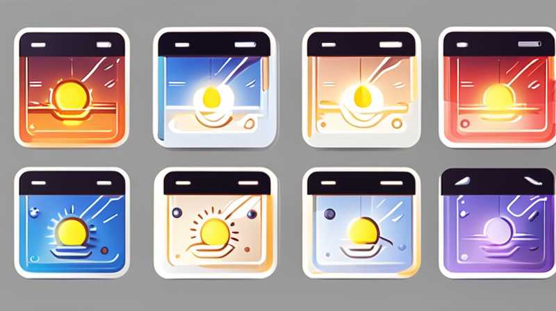 How does solar light shine?