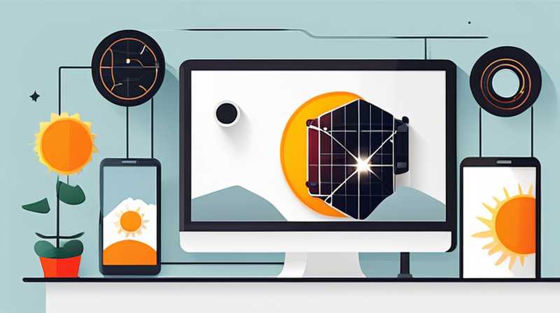 How to connect the solar probe power cord