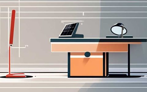 How to connect the solar desk lamp if the line is broken