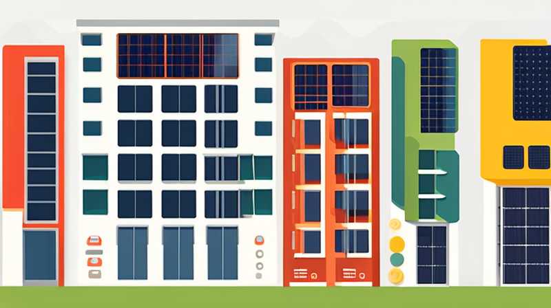 How many meters of solar power do I need on the seventh floor?