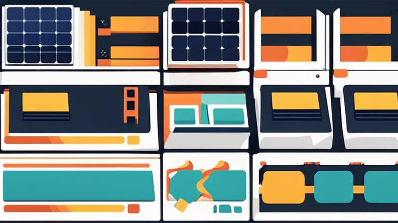 How to disassemble the through-type solar panel