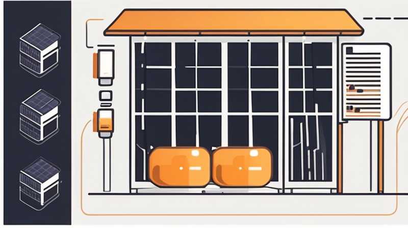 How to store electricity with large solar panels