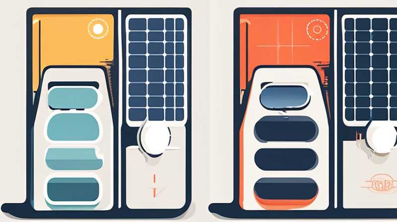 How to replace the solar cell with light