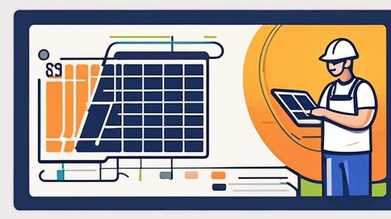 How to measure solar panel installation