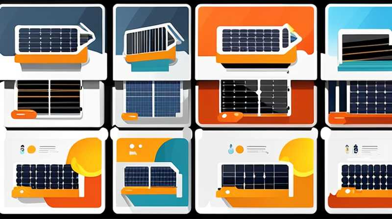 What do solar panel pictures mean?