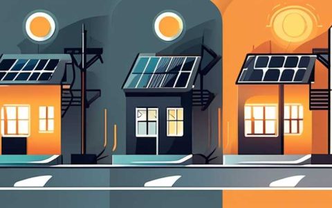 How to connect street lights to solar energy