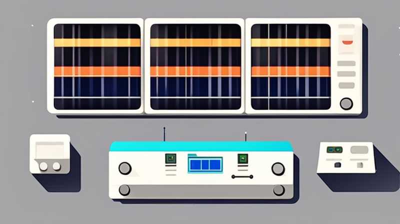 How many volts does the station solar power supply have