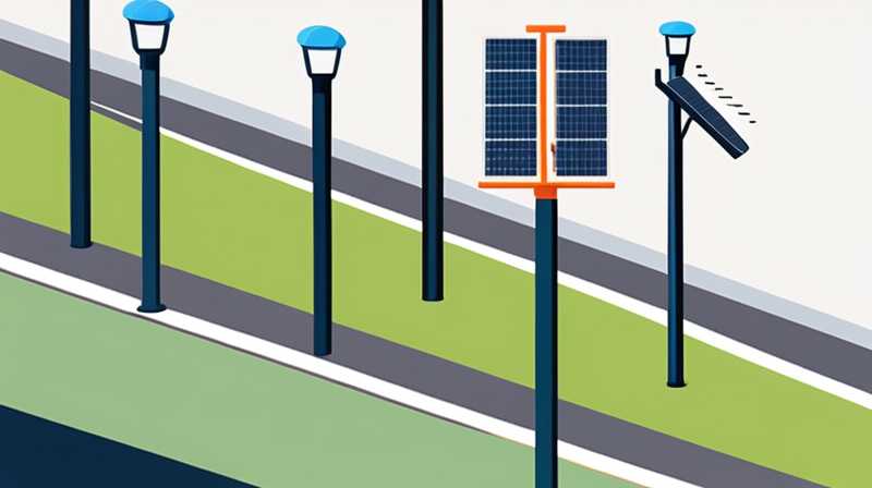 How to repair poleless solar street lights