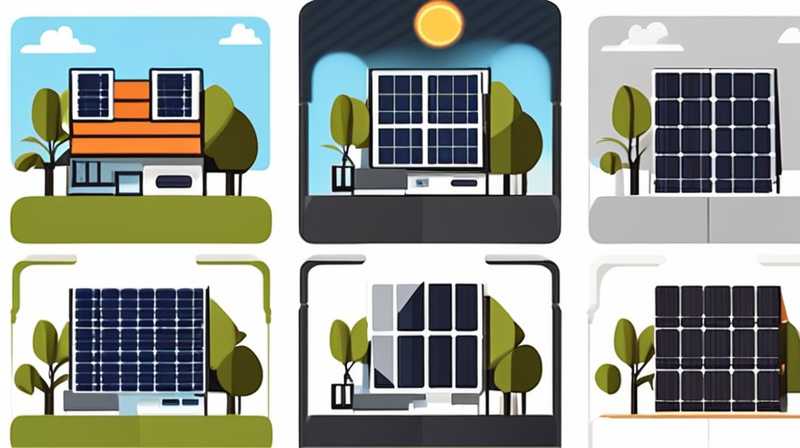 How to install solar panels for living room lights