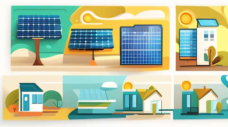 How many watts of solar energy is needed for home use in summer