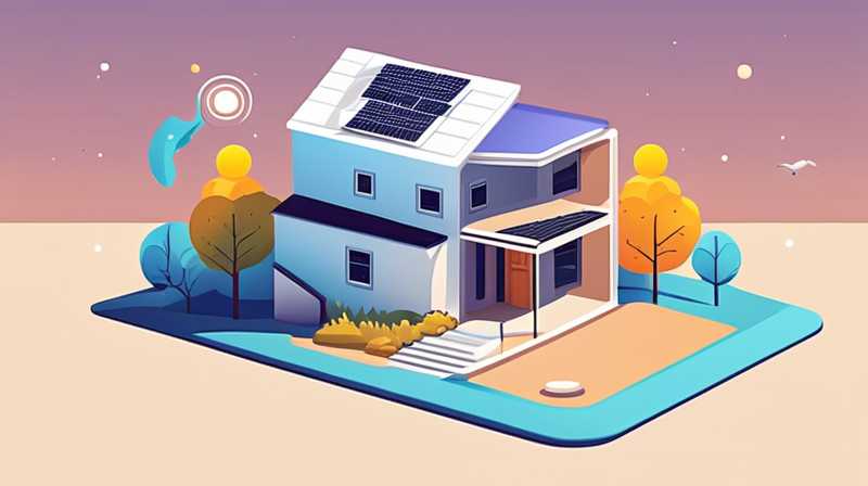 What does a home solar system include?