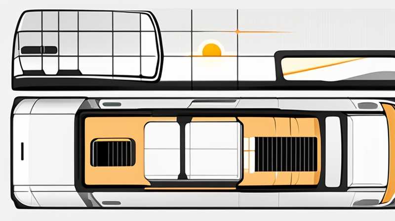 How much solar energy can the V90B RV install?