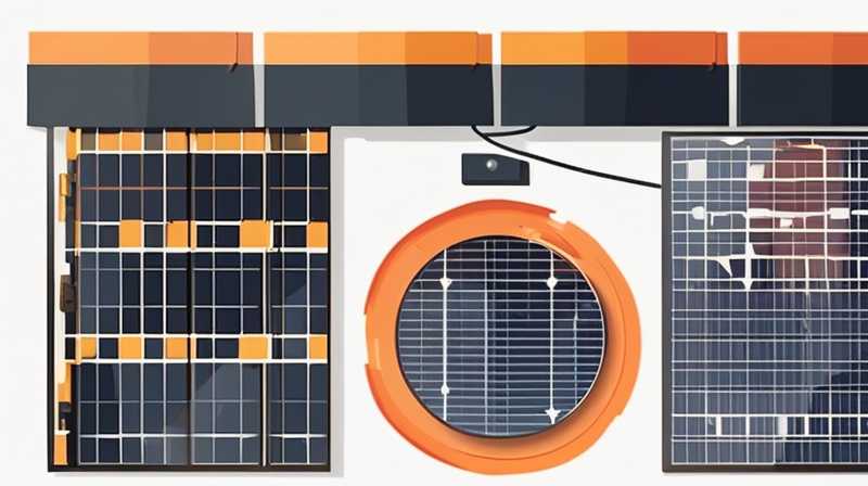 How to repair a broken wire on a solar panel